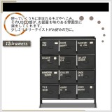 ずっと使っていると、引出しや天板がボコボコなり、雰囲気がどんどん良くなるのがカッコイイ。少しミリタリーテイストの小引出し。引き出し4杯・6杯・9杯・12杯縦・12杯横・20杯のタイプをご用意しています。
