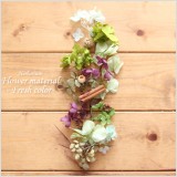 ハーバリウムキット・花材セットです!少量パック・小分けパックなので、必要以上に在庫を抱える必要がありません。ハーバリウム制作に欠かせないプリザーブドフラワーやドライフラワーの花材・お試しキットをご用意しました。本ページでは、あじさいのグラデーションカラーがお洒落なハーバリウム花材パックになります。(花材のみの販売)