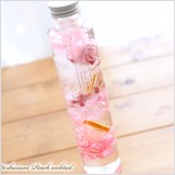 美味しそう&カワイイ♪ピーチカクテル風ハーバリウム・・・。ピンクやオレンジを基調とした可愛らしい色合いです。Acorn-Style*オリジナルのハーバリウム・完成品です。
