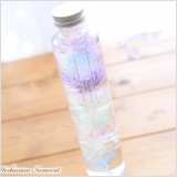純潔なイメージのパステルカラー調ハーバリウム♪イノセント=純潔な、無垢、無邪気といった意味です。パステル調のプリザーブドアジサイを使用したAcorn-Style*オリジナルのハーバリウム・完成品です。