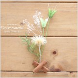春の雪解けを感じさせる、ハーバリウム花材キット。春をテーマに作りましたが、花材的にはオールシーズン飾ってお楽しみいただけます!こちらは花材のみの販売になりますので、お客様側にて制作していただくキットです。本商品は花材のみの販売です。(オイルやガラス瓶は別売りです。)