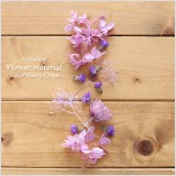 シルバーデージーが主役のグレープ系ハーバリウム花材キット。こちらは花材のみの販売になりますので、お客様側にて制作していただく花材キットです。本商品は花材のみの販売です。(オイルやガラス瓶は別売りです。)
